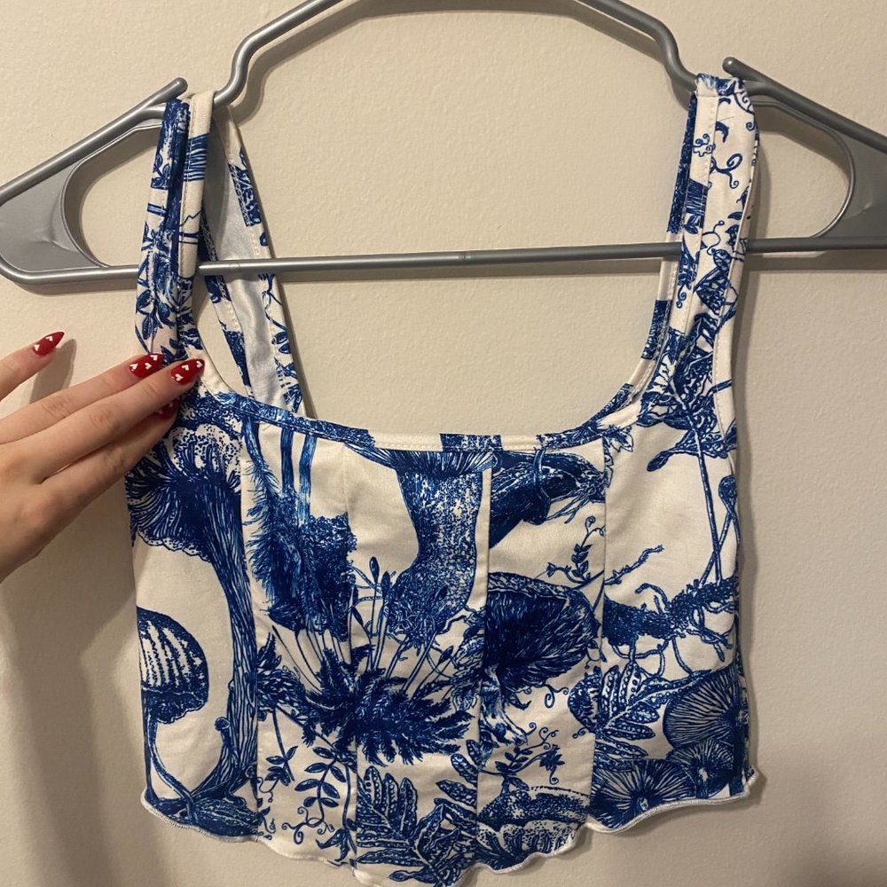 Patterned tank top - Picture 2 of 4